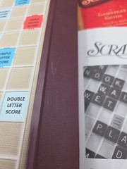Milton Bradley 4034 Scrabble Deluxe Edition Board Game – Complete