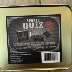 Championship Sport Quiz Game in Collectible Tin Box – 50 Cards – 100 Questions
