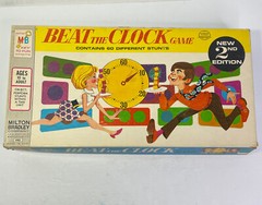 1969 Beat the Clock Game Show Board Game 1st Edition Milton Bradley Ex Cond