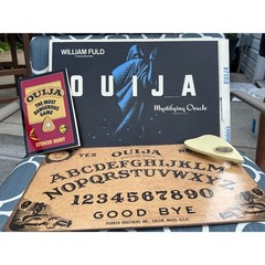 Vintage William Fuld Ouija Board Parker Brothers Complete Planchette Box + Book