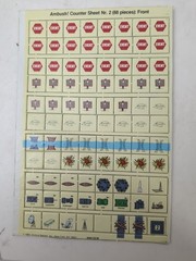 AMBUSH! Solitaire Squad Level WWII Comabat France 1944- Victory Games- Unpunched
