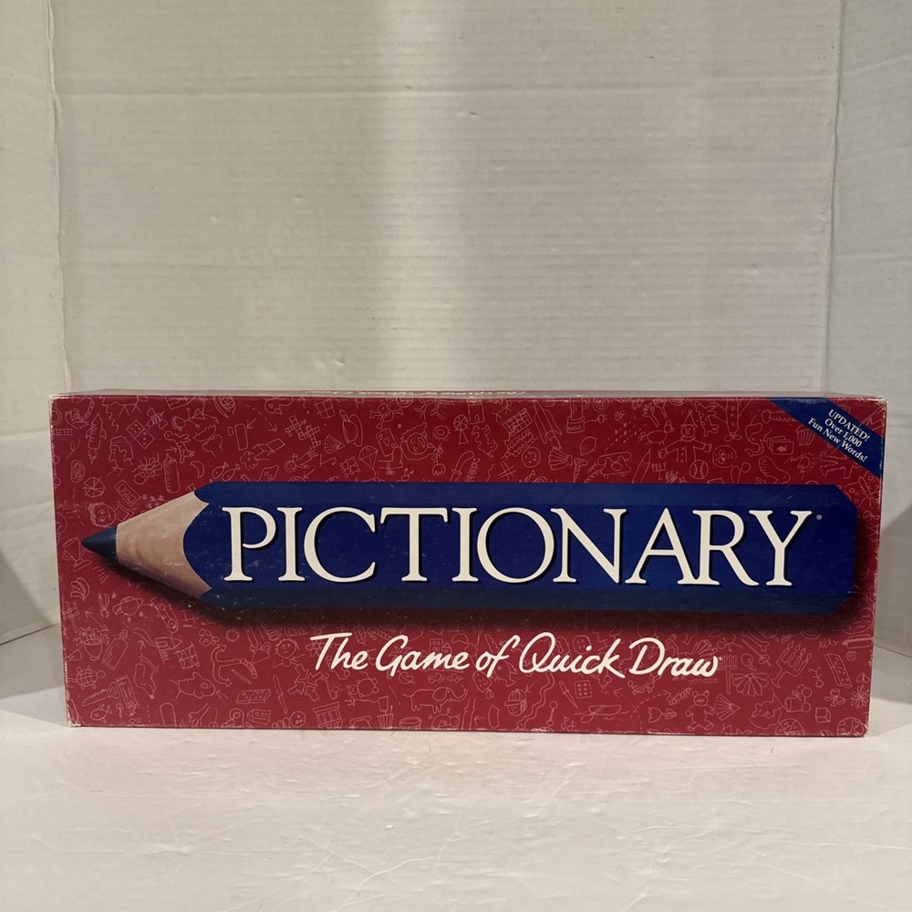 Pictionary The Game of Quick Draw 1993 1997 Vintage Board Game