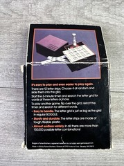Vintage Pocket Boggle Parker Brothers 1980 Travel Game Compact Word Game