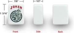 American Mahjong 166 Tiles Black Bag 4 Color Pushers/Racks Western Mahjongg