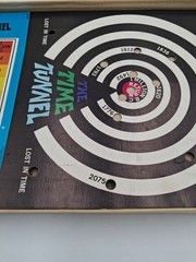 Time Tunnel Spin-To-Win Board Game, C 1967 Pressman Toy Co, MISSING PEICES