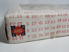 Rare Vintage Hayes Quality Plastic Bingo Balls With Box Complete Multicolor Set
