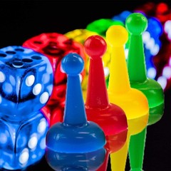 24-Piece Assorted 1″ Multi-Color Pawns for Board Games and Crafts – Fun Learning