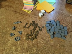LOT OF BOARD GAME PIECES MONOPOLY CHICAGO IN A BOX CAREERS LOTS OF SILVER PIECES