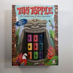 Tiki Topple Gamewright Board Game 100% Complete