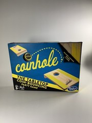Hasbro Coinhole Game Tabletop Coin Bouncing Cornhole Party Game, New Sealed