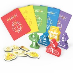 Word Traveler Cooperative Board Game Office Dog Games ODOR01EN Family Travel
