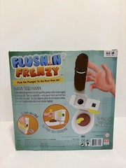 Weird “Flushin’ Frenzy” Board Game w/ Toilet Plunger and Happy Poop Gift Toy NEW