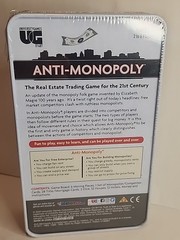 New – University Games Anti-Monopoly Game Travel Tin – Ages 8+ | 2-6 players
