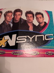 NSYNC Backstage Pass Board Game Patch Games 2000 BOARD ONLY – See Video