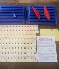 Rummikub – Deluxe Edition – 1997 Edition Game Pressman 100% Complete Travel Case