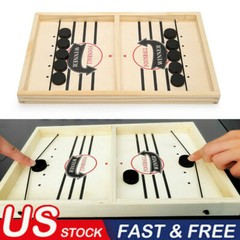 Fast Hockey Sling Puck Game Paced Winner Fun Board-Game Children’s Day Gifts USA