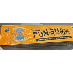 Hasbro Funglish Board Game Word Guessing Tile Game Ages 12+ Family Fun NWT