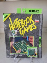 RARE NOS Vintage Tyco Notebook Games Football A Sport Stadium in Your Notebook