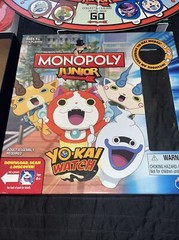 Monopoly Junior Yo-Kai Watch Edition Board Game W/Exclusive Yokai Medal