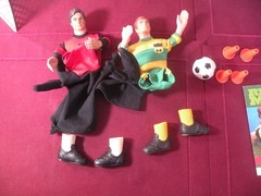 Real Men Deluxe Soccer Competition Set Mattel 1986 Vintage Toy Complete With Box