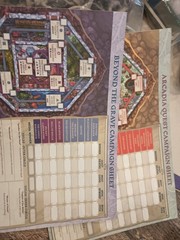 CMON Arcadia Quest Strategy Board Game + Beyond the Grave Exp – Used
