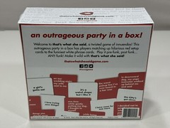 That’s What She Said: A Twisted Game Of Innuendos – Adult Complete New Sealed