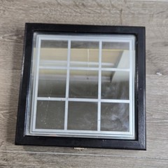 Tic Tac Toe Frosted Glass Game Set Black Wood Storage Box Unisex Black