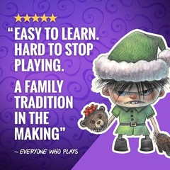 Wicked Christmas Card Game Wonky Penguin Holiday Festive Chaos Family Fast