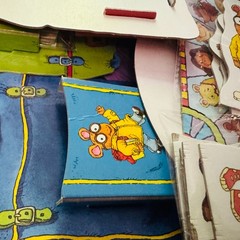 Arthur Goes to the Library Milton Bradley 1996 Kids Book Matching Game 100%