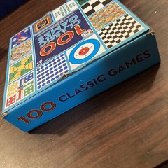 Classic Game Collection, 100 Family Board Games for Adults and Kids. Open Box
