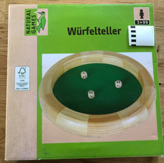 Dice Plate #30cm Natural Games