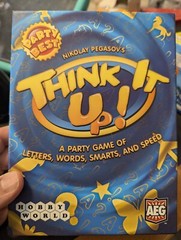 THINK IT UP! – A Party Game Of Letters, Words, Smarts, & Speed – 100% COMPLETE
