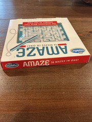 Think Fun Amaze Game 16 Mazes in One Puzzles Age 8+ Memory Logic Mensa Kids
