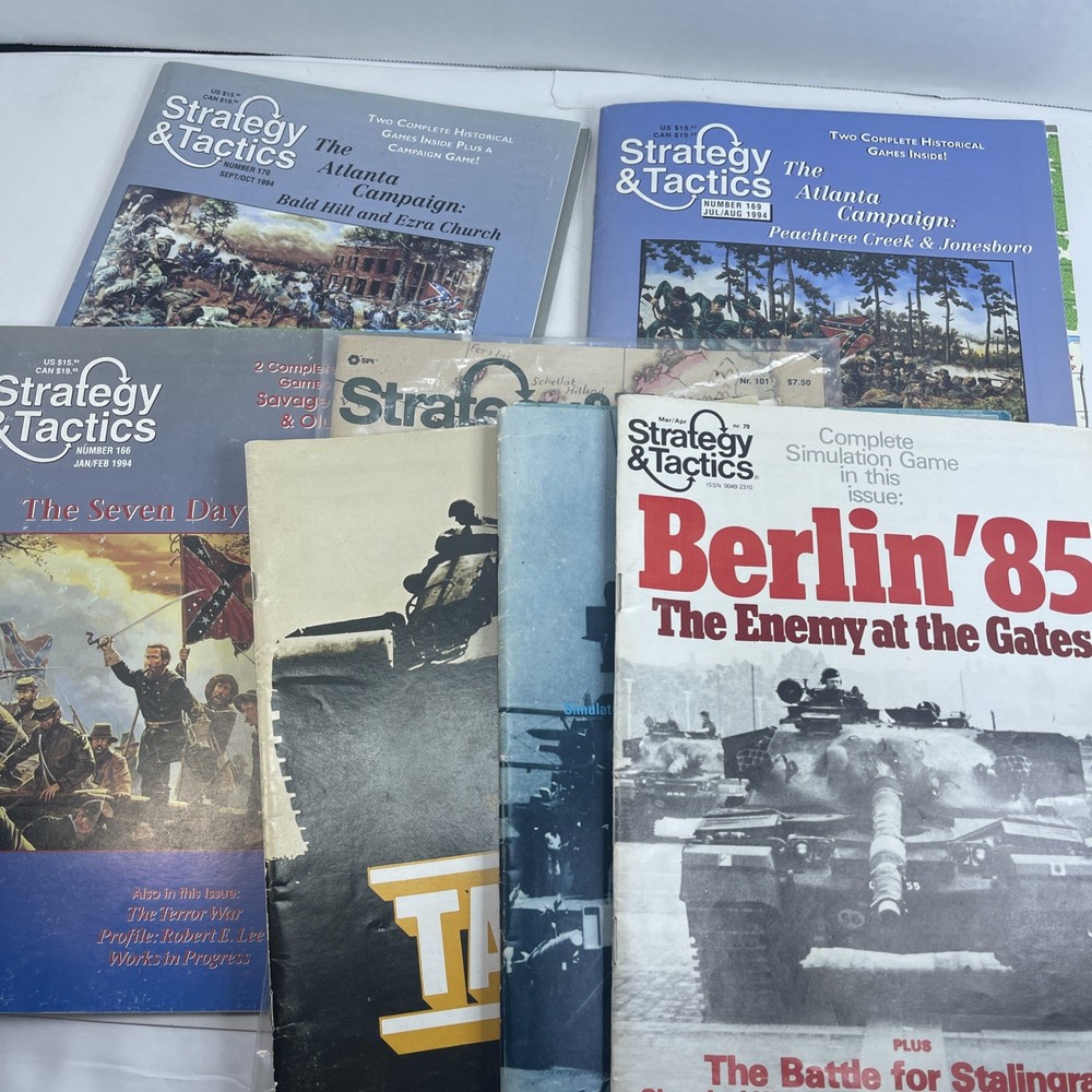 Lot Of Strategy & Tactics Magazines Games