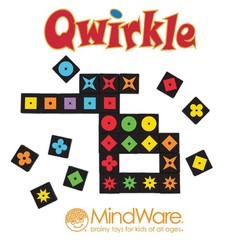 Qwirkle Strategy Game Color Blind Friendly Family Fun 108 Wooden Tiles
