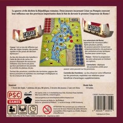 PSC Games – Caesar! Board Game – Seize Rome In 20 Minutes By Paolo Mori