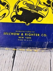 Vintage 1938 CABBY! Board Game Selchow & Righter 8 Metal Cars Complete Set S&R