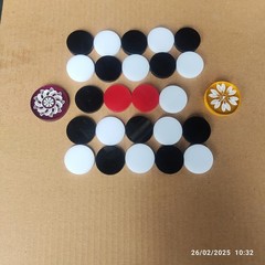 Professional Carrom Board Game International Tournament 4 x 5.5 x 0.1 inches