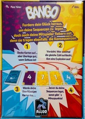 Bango Allgo Games Family Game Card Game Laying Game Kids Game Gambling