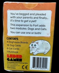 FORT board game plus CAT & DOG EXPANSION ~ New/Sealed