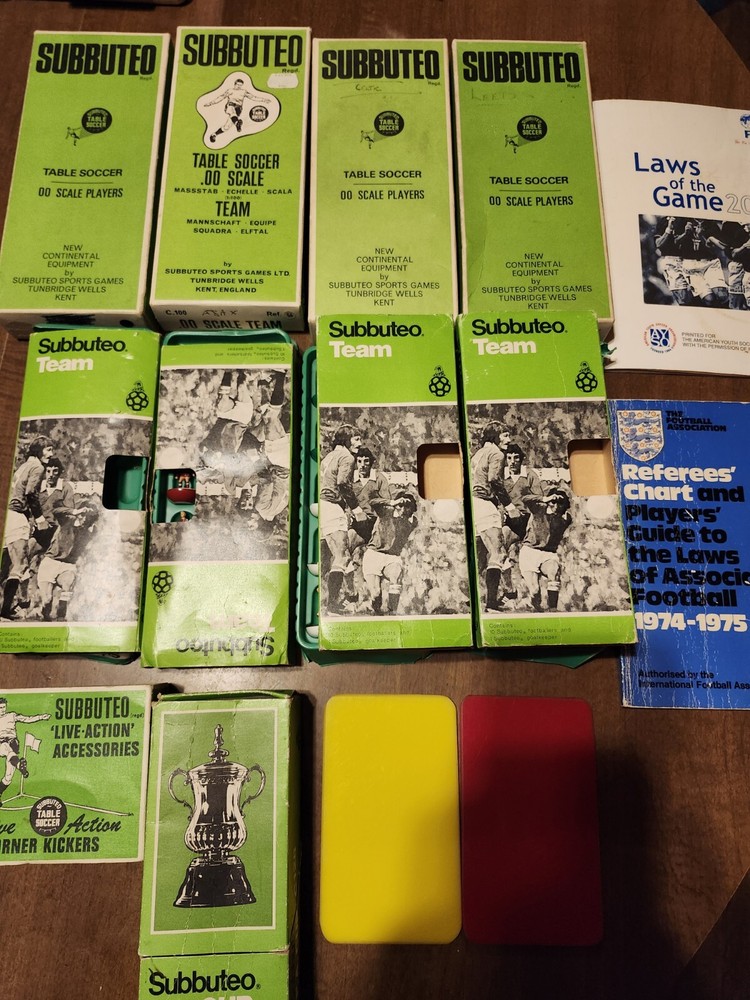 Subbuteo Table Soccer Football – Large Lot. NoT Complete.