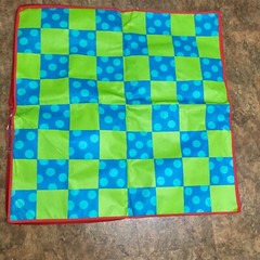 AlexToys Games to Go Floormat 6 Indoor Outdoor Games 36 x 38″ Carry Pouch