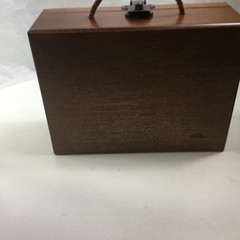 Game Shut The Box Wooden Case Dice Directions New In Box. 8x6x3 Inches Brown
