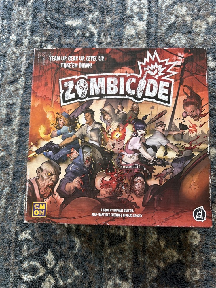Zombicide 1st Edition Board Game by CMON/Guillotine Games (2014) Complete LN