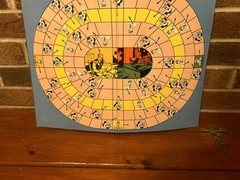1941 Superman Speed Game Board Only Exc Shape