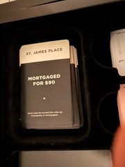 Monopoly | Pottery Barn Luxury Edition | Low-Profile Wooden Black Version
