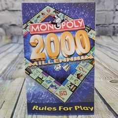Monopoly 2000 – REPLACEMENT Game Tokens (8) / Instruction Manual / 2 Dice