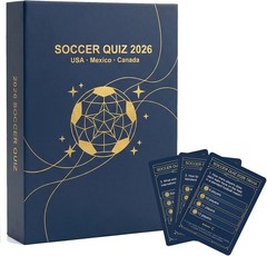 Soccer Party Game for World Cup 2026 – 200 Question Cards for Adults, Teens & Fa