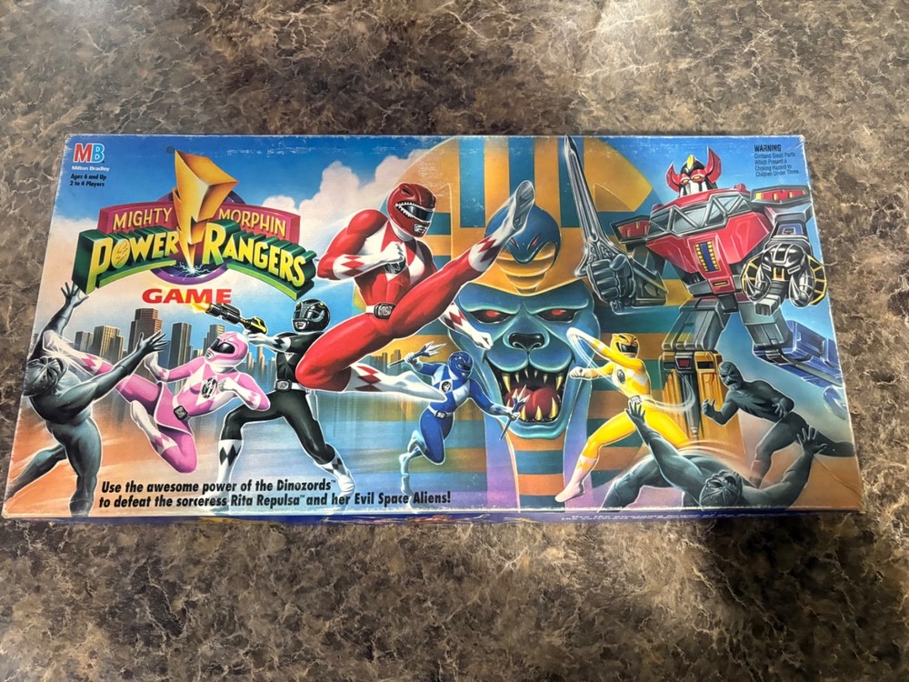 Vintage 1993 Milton Bradley Mighty Morphin Power Rangers Board Game ~ Sealed NIB