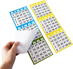 Bingo Paper Game Cards – 3 Card -100 Books of 5 Sheets